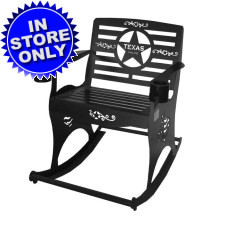All Seasons Texas Rocker - Steel Rocking Chair
