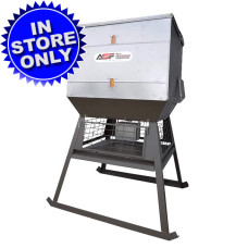 All Seasons 1000lb Stand & Fill Deer Feeder with Varmint Cage