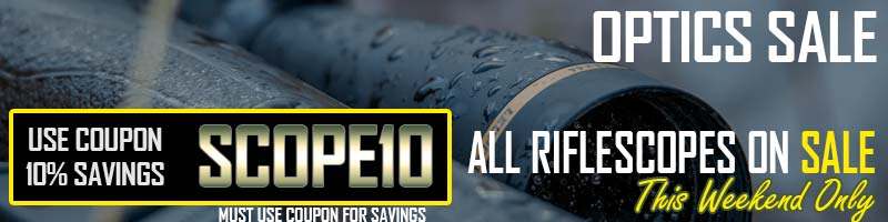 Optics Sale - Save 10% with Coupon SCOPE10