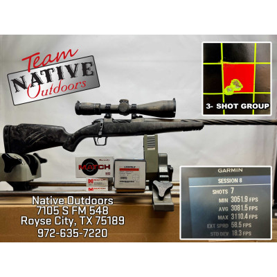 Fierce Firearms Twisted Rogue .22 Creedmoor 20in Spiral Fluted Steel Threaded Barrel - Distressed Tan