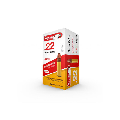 Aguila .22LR HV SP 40gr Copper Round Nose - 50 Rounds