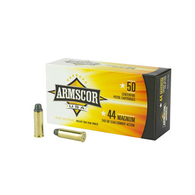 Armscor .44 MAG 240gr Semi Wadcutter - 50 Rounds