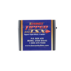 Barnes Tipped TSX 6.5 Creedmoor .264 120gr TTSX Boat-Tail BULLETS ONLY - 50 bullets