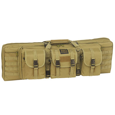 Bulldog Tactical Double Gun Rifle Case - Tan 43in.