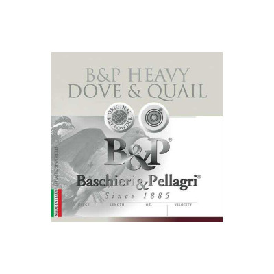 Baschieri & Pellagri Heavy Dove & Quail 12ga 2.75in 1 1/8oz Shot Size 8 Shotgun Shells - 25 Rounds
