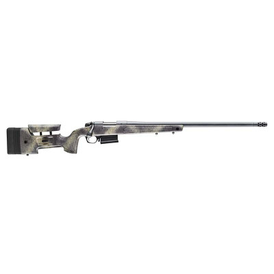 Bergara B14 - HMR Mini Chassis Rifle - 6.5 Creedmoor 24in Woodland Camo Omni Muzzle Brake