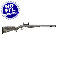 CVA Wolf V2 .50 cal 209 Primer 24in Fluted Matte Stainless Barrel with Scope Mount - TrueTimber Strata