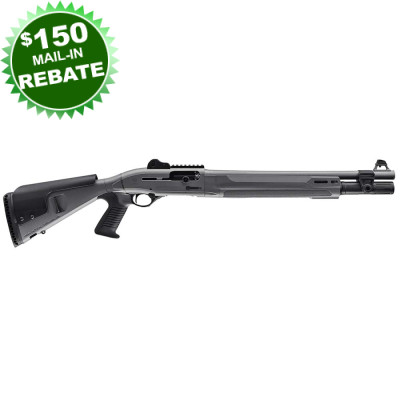Beretta 1301 Tactical C Mod 2 Semi-Auto 12ga 18.5in 3in 7+1 Pistol Grip Shotgun - Gray