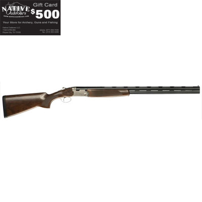 Beretta 686 Silver Pigeon I 12Ga 3in 30in Over/Under Silver Engraved Walnut Stock