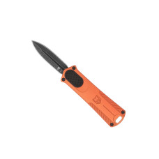 CobraTec OTF 952 Dagger Automatic Knife - Stonewash / Orange