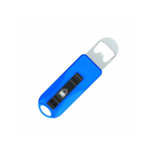 CobraTec OTF Automatic Bottle Opener - Blue