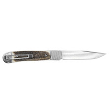 CobraTec Trapper Hidden Release Automatic Folding Knife - Stag Handle CobraTec Trapper Hidden Release Automatic Folding Knife - Stag Handle