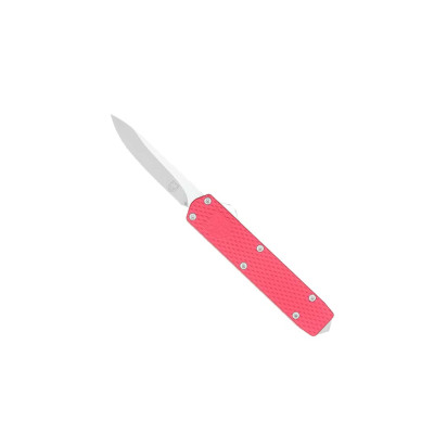 CobraTec Mini Red Mamba Gen II 2 1/4in Drop Point Automatic OTF Knife - Red