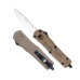 CobraTec Small FS-3  2.75in Drop Point Automatic OTF Knife - We The People - FDE