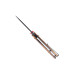 CobraTec Zebrawood Bar Lock Automatic Knife - Black Drop Point