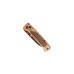 CobraTec Zebrawood Bar Lock Automatic Knife - Black Drop Point