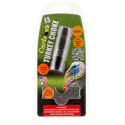 Carlson Choke Tubes Extended Turkey 12ga - Moss 500, Win, BRN Invector, WBY, Savage