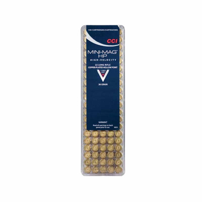 CCI .22LR Mini-Mag HP High Velocity - 100 Rounds