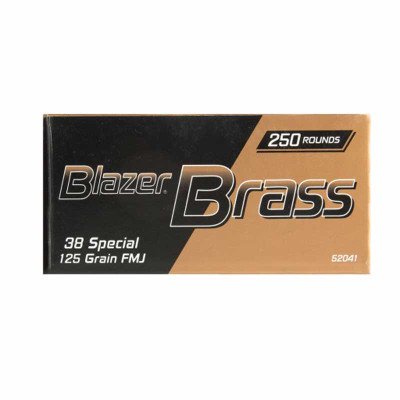 Blazer Brass .38 Special 125gr. FMJ Ammunition - 50 Rounds