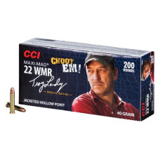 CCI Maxi Mag .22 WMR Troy Landry Jacketed Hollow Point 40 grain - 200 Rounds