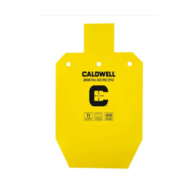 Caldwell AR500 66% ISPC Steel Hanging Target 3/8in - Yellow