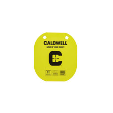 Caldwell AR500 8in Gong Steel Hanging Target 3/8in - Yellow