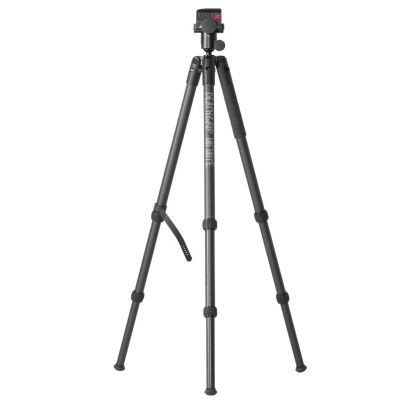 Bog-Pod DeathGrip Infinite Shooting Tripod Blk/OD Grn - Carbon Fiber with Removable Spike