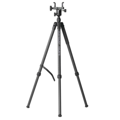 Bog-Pod DeathGrip Sherpa Shooting Tripod - Removable Center Post Carbon Fiber Legs with Removable Spikes