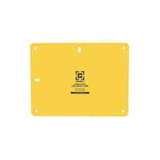 Caldwell AR500 Steel Hanging Target 3/8in Long Range Plate - Yellow