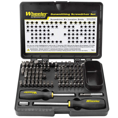 Wheeler Deluxe Gunsmithing Screwdriver Set - 89-pc