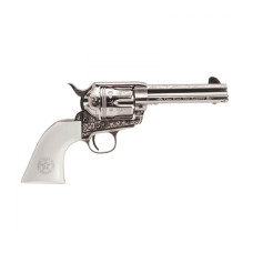 Cimarron Texas Ranger Laser Engraved Frontier Revolver .45LC 4.75 in Barrel