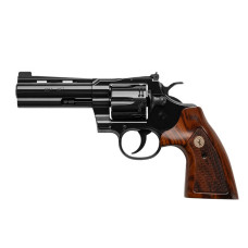 Colt BOA 4.25 inch .357 Magnum blued revolver with Santos rosewood grips and vent rib barrel Colt BOA 4.25 inch .357 Magnum blued revolver with Santos rosewood grips and vent rib barrel