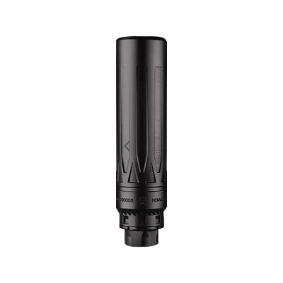 Dead Air Nomad-TI XC 30 cal Suppressor 5/8-24 Xeno Mount - Black Titanium Dead Air Nomad-Ti XC Xeno titanium .30 caliber suppressor, black Cerakote
