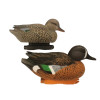 ECM Legacy Blue Wing Teal Decoys - 6-Pack - 3 Drakes, 3 Hens