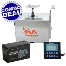 ForEverlast 12v Spin Feeder Deer Feeder Kit - Varmint Package