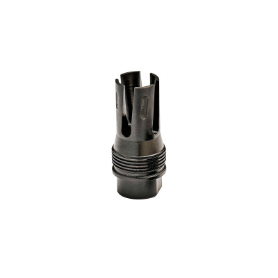 EOTech 7.62mm KFM Flash Hider - .30 Cal EOTech 7.62mm KFM flash hider for DCBL 762 suppressor with HUB quick-detach interface, black