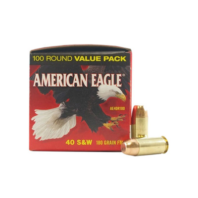 American Eagle .40 S&W 180gr. FMJ - 100 Rounds