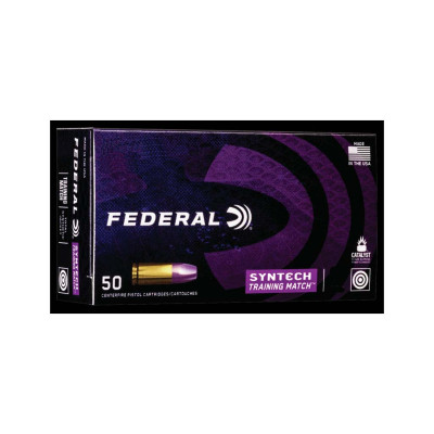 American Eagle 9mm Luger 124gr Total Syntech Jacket Flat Nose - 50 Rounds