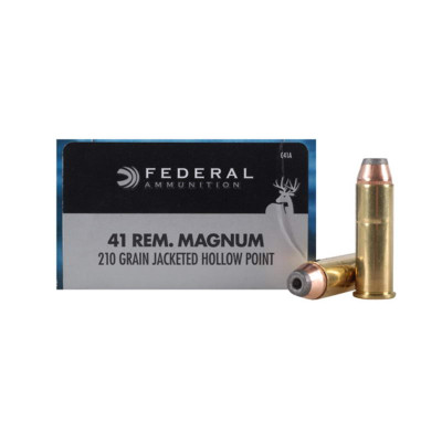 Federal C41A Standard 41 Rem Mag JHP 210 GR - 20 Rounds