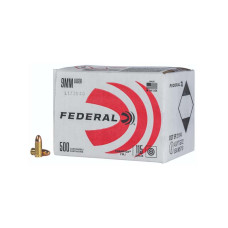 Federal Champion Training 9mm 115gr FMJ - 500 Rounds