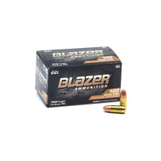 CCI Blazer Brass 9mm 115gr FMJ - 100 Rounds
