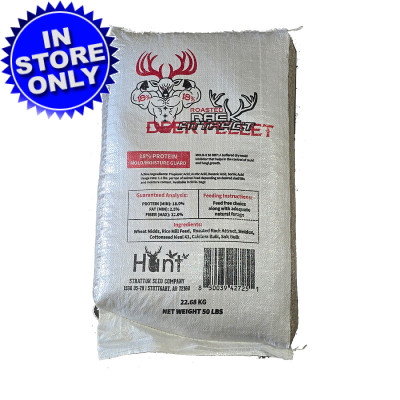 Rack Attract 18% Roasted Deer Protein Pellets - 50lb Bag