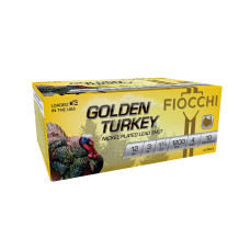 Fiocchi Golden Turkey 12Ga 3in 1-3/4oz #4 Shot - 10 Rounds