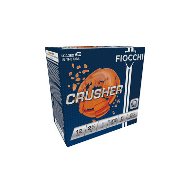 Fiocchi Exacta Crusher 12Ga 2.75in 1oz #8 Shot - 25 Rounds