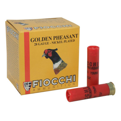 Fiocchi Golden Pheasant 28ga 2.75in 7/8oz 7.5 Shot Shotshells - 25Box
