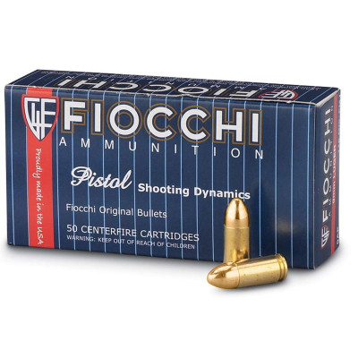 Fiocchi 9AP 9mm FMJ 115 GR - 50 per Box