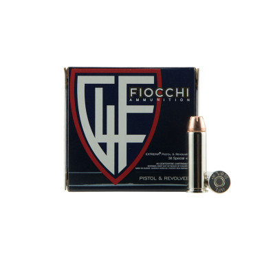 Fiocchi 38 Special +P 125gr JHP - 25 Rounds