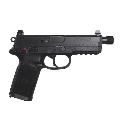 FN FNX Tactical .45 ACP 5.3in Threaded Barrel 15+1 Optic Ready Night Sights Manual Safety - Black - Like New FN FNX Tactical .45 ACP 5.3in Threaded Barrel 15+1 ptic Ready Night Sights Manual Safety - Black
