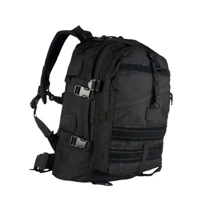 Fox Outdoors Large Transport Backpack - Black Fox Outdoor Large Transport Pack backpack in black with padded shoulder straps and waist belt