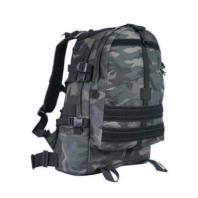Fox Outdoors Large Transport Backpack - Midnight Camo Fox Outdoor Large Transport Pack backpack in midnight camo with padded shoulder straps and waist belt